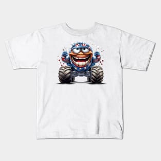 4th of July Monster Truck #4 Kids T-Shirt